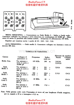 Radiomarelli 9A55 alignment I 电路原理图.pdf