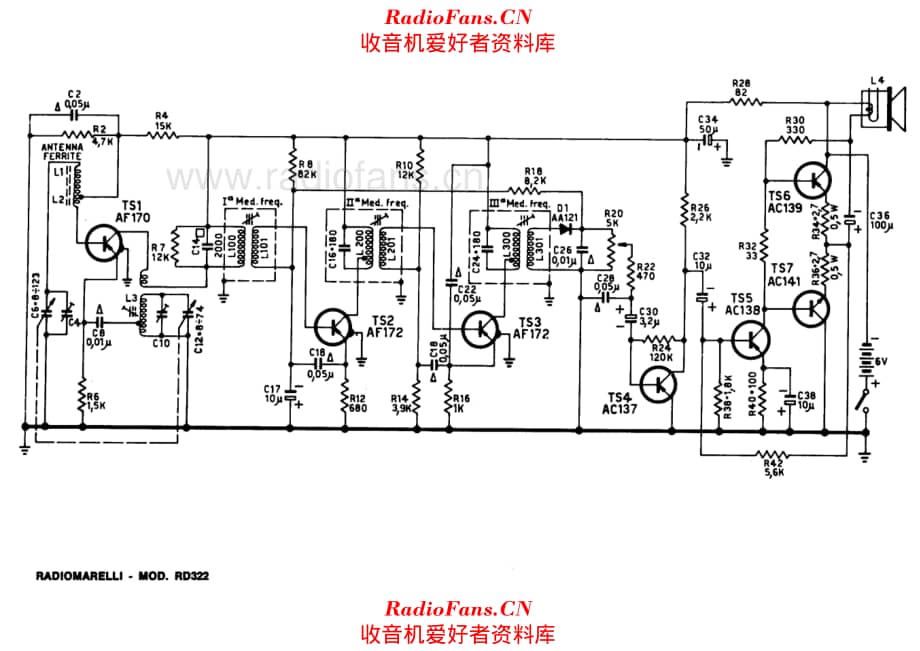 Radiomarelli RD322 电路原理图.pdf_第1页