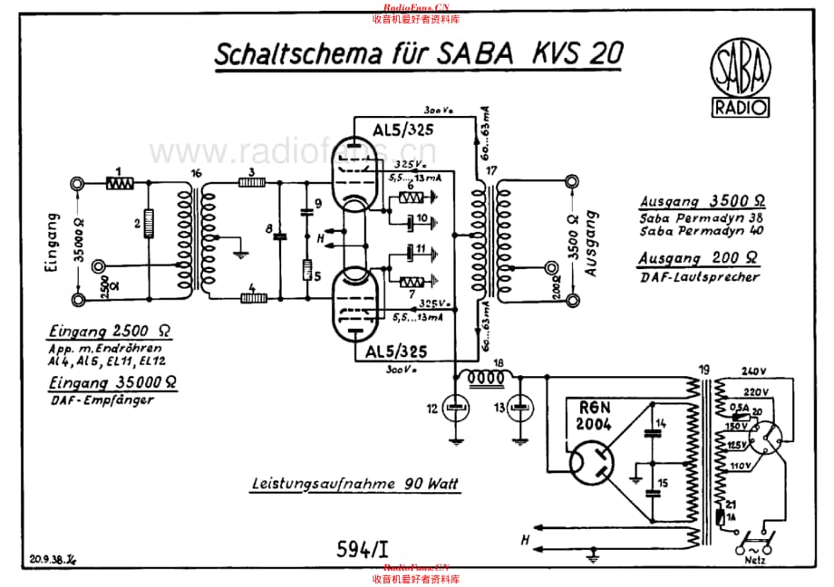 Saba KVS20 电路原理图.pdf_第2页