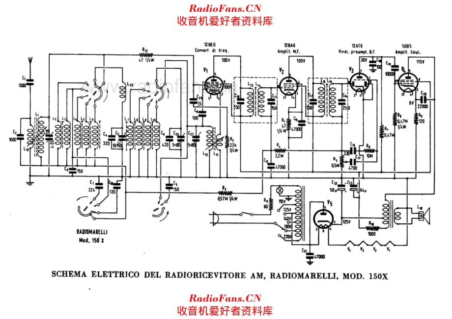 Radiomarelli 150 X 电路原理图.pdf_第1页