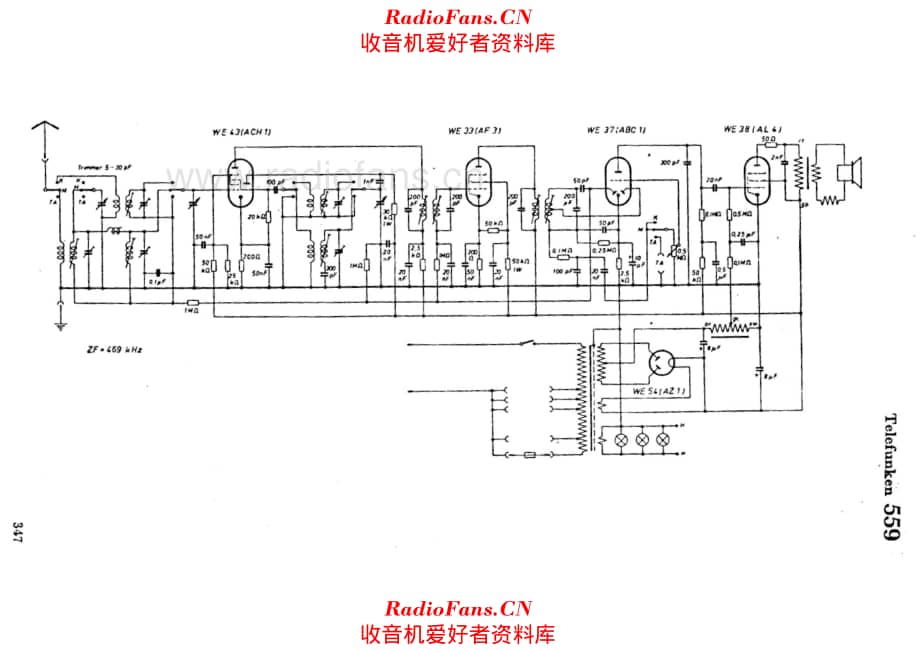 Siemens Telefunken 559 alternate 电路原理图.pdf_第1页