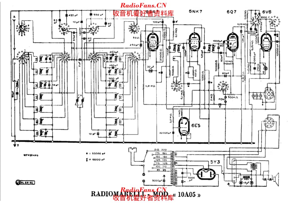 Radiomarelli 10A05 电路原理图.pdf_第1页