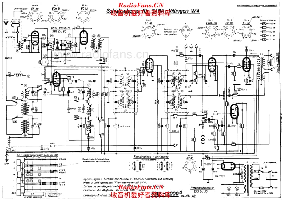 Saba Villingen W4 电路原理图.pdf_第1页