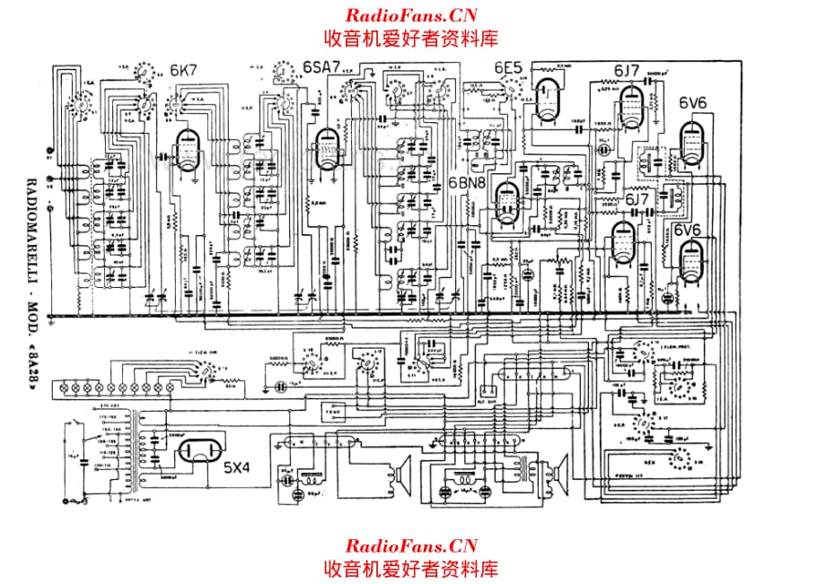 Radiomarelli 8A28 电路原理图.pdf_第1页