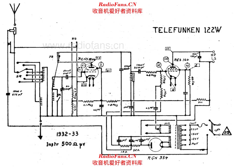 Telefunken 122W 电路原理图.pdf_第1页