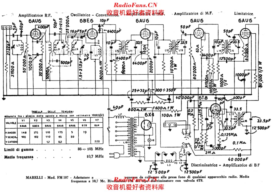 Radiomarelli FM107 电路原理图.pdf_第1页