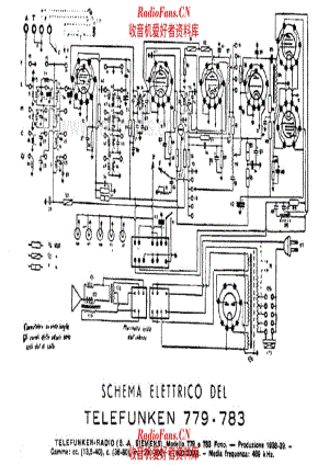 Siemens Telefunken 779 783 Fono 电路原理图.pdf