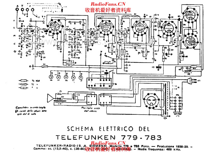 Siemens Telefunken 779 783 Fono 电路原理图.pdf_第1页