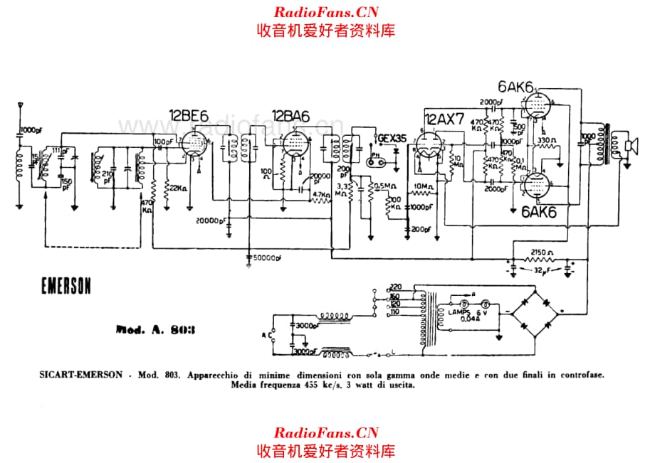 Sicart Emerson A803 电路原理图.pdf_第1页