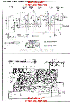 Schaub Lorenz Golf T200 Type 12180 电路原理图.pdf