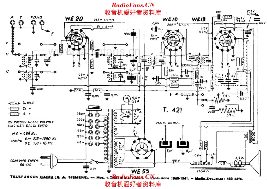 Siemens Telefunken T421 T422 电路原理图.pdf_第1页