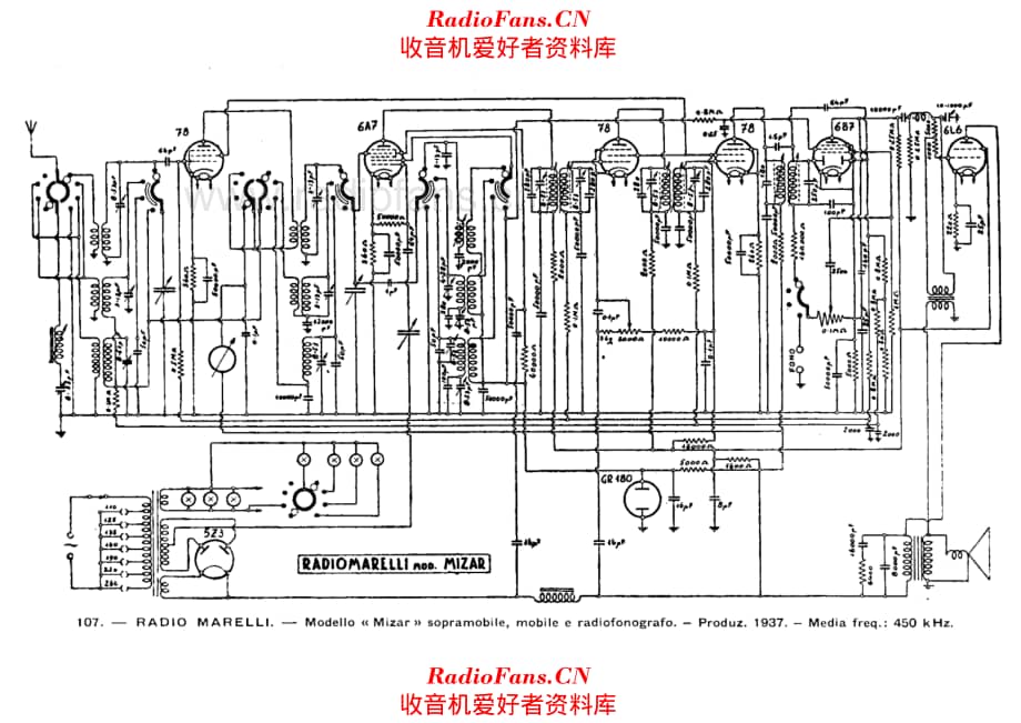 Radiomarelli Mizar 电路原理图.pdf_第1页