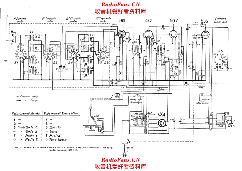 Radiomarelli 8A05 alternate 电路原理图.pdf_第1页