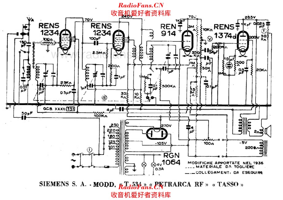 Siemens T534 Petrarca RF Tasso 电路原理图.pdf_第1页