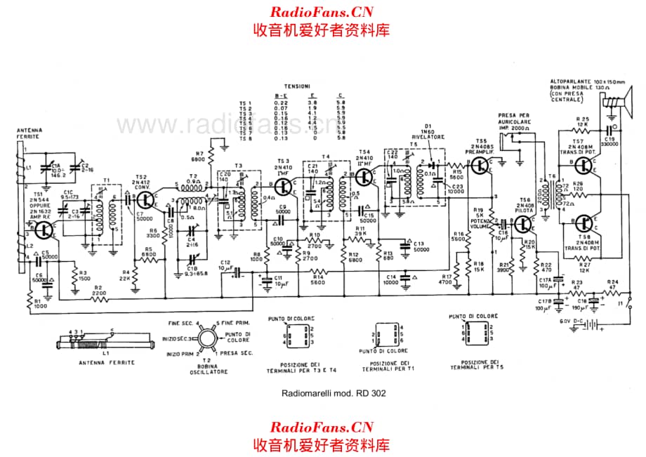 Radiomarelli RD302 电路原理图.pdf_第1页