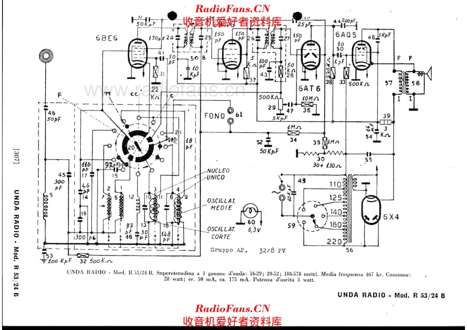 Unda Radio 53-24B 电路原理图.pdf_第1页