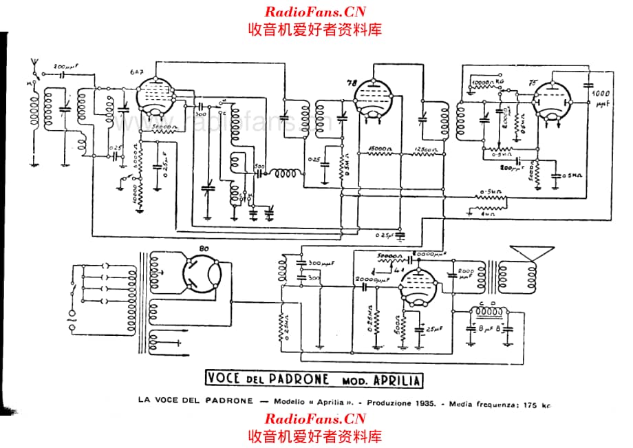 Voce del padrone Aprilia 电路原理图.pdf_第1页