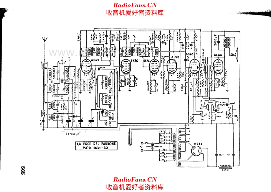 Voce del padrone 1631_1632 电路原理图.pdf_第1页