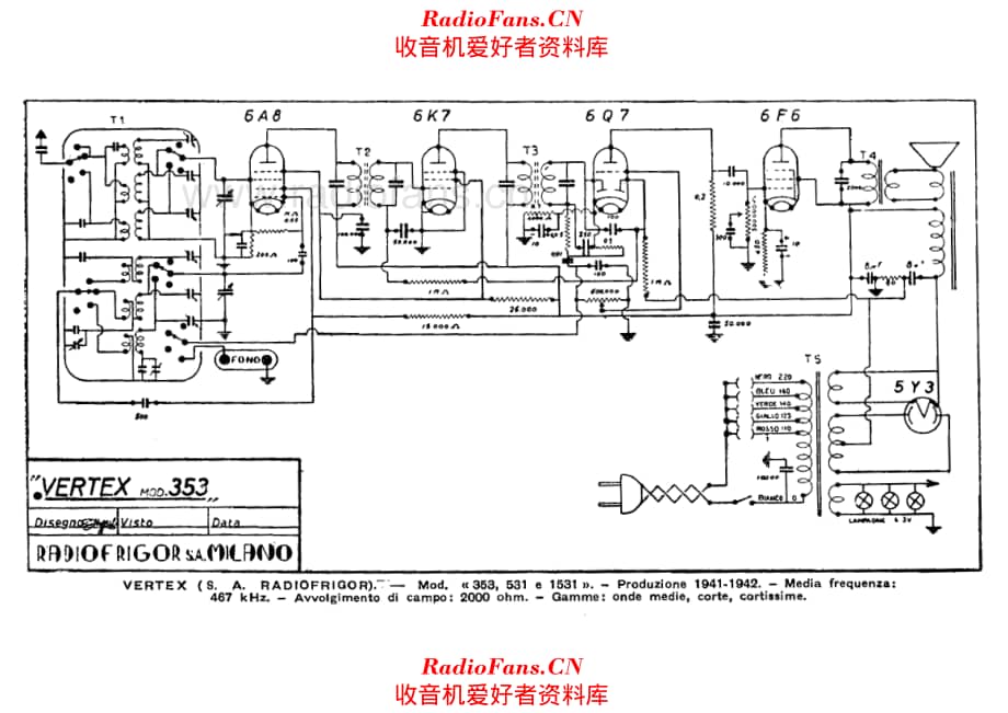 Vertex Radiofrigor 353 电路原理图.pdf_第1页