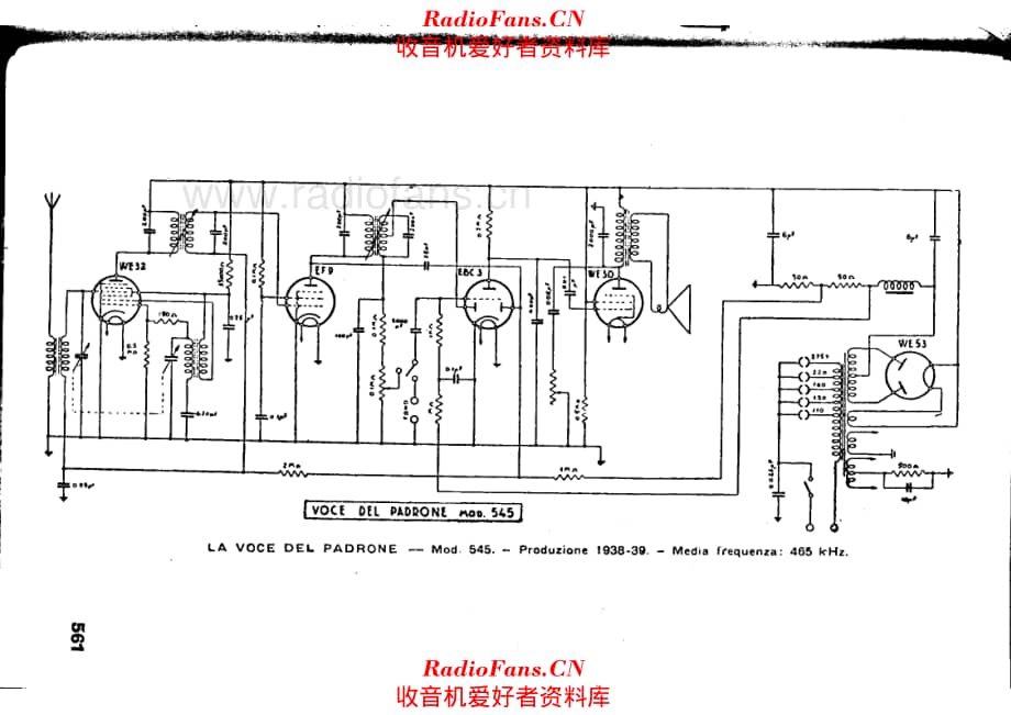 Voce del padrone 545 电路原理图.pdf_第1页