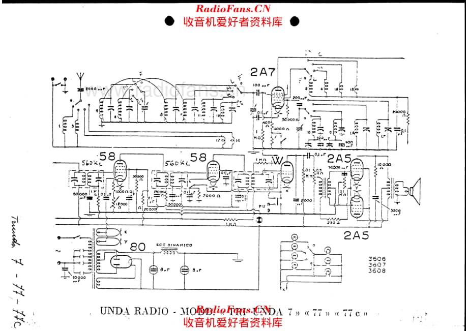 Unda Radio TU-7-77-77c 电路原理图.pdf_第1页