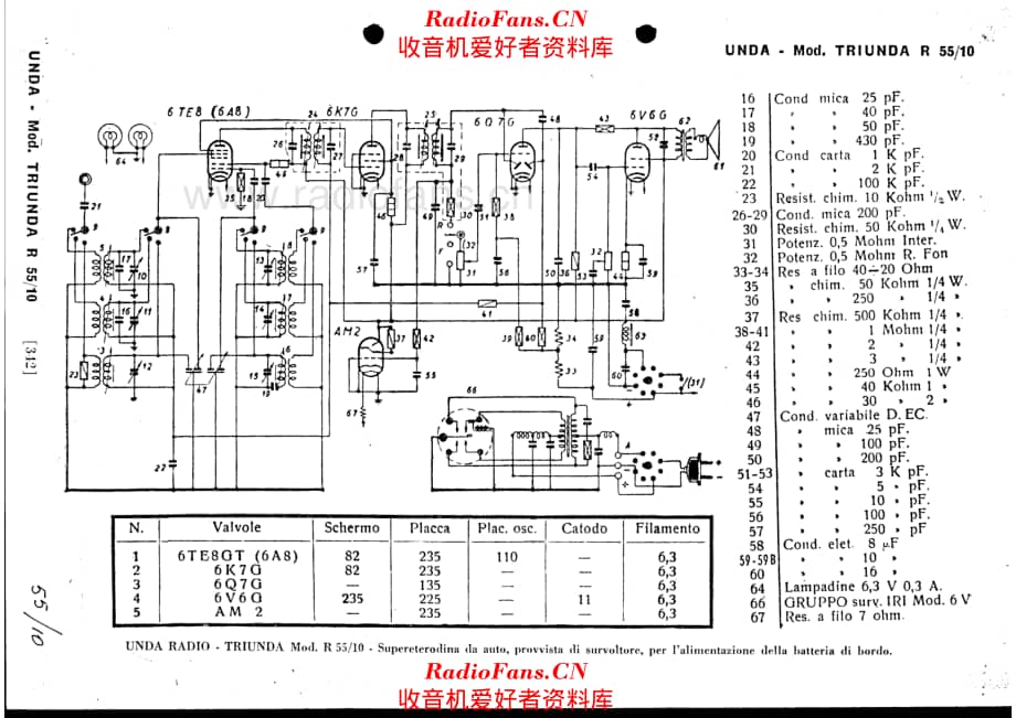 Unda Radio 55-10 电路原理图.pdf_第1页