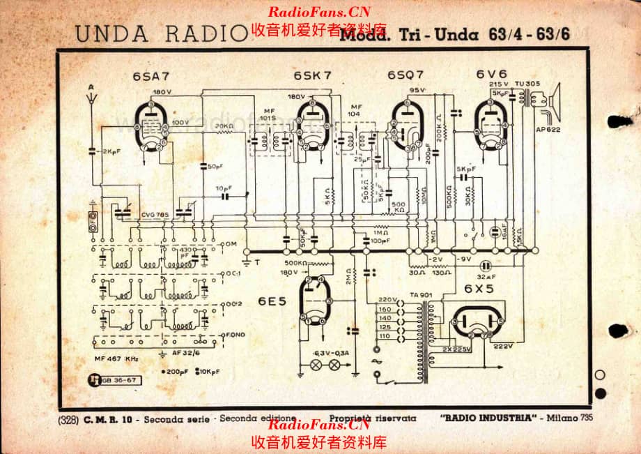 Unda Radio 63-4_63-6_2 电路原理图.pdf_第1页