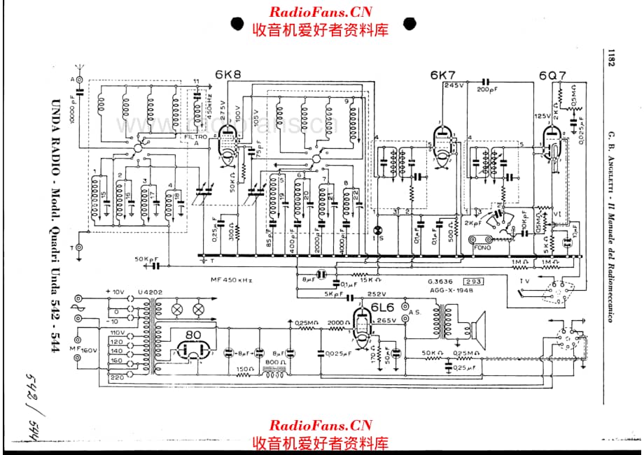 Unda Radio QU-542-544 电路原理图.pdf_第1页