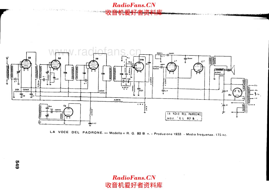 Voce del padrone RG80B 电路原理图.pdf_第1页