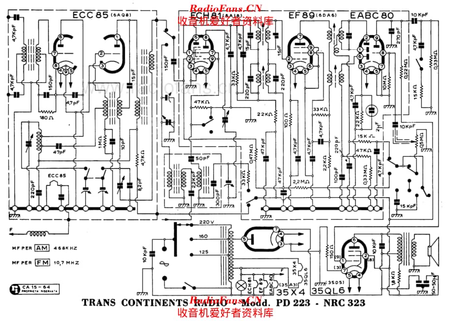 Trans Continents Radio PD223 NRC323 电路原理图.pdf_第1页