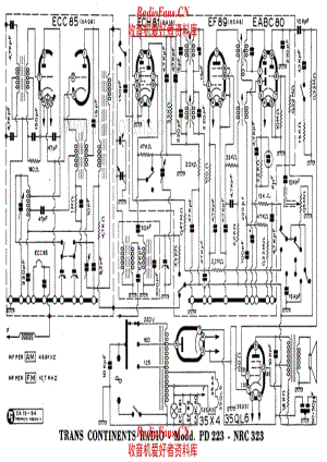 Trans Continents Radio PD223 NRC323 电路原理图.pdf