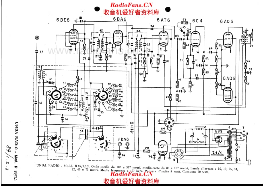 Unda Radio 89-1_89-2_89-3 电路原理图.pdf_第1页