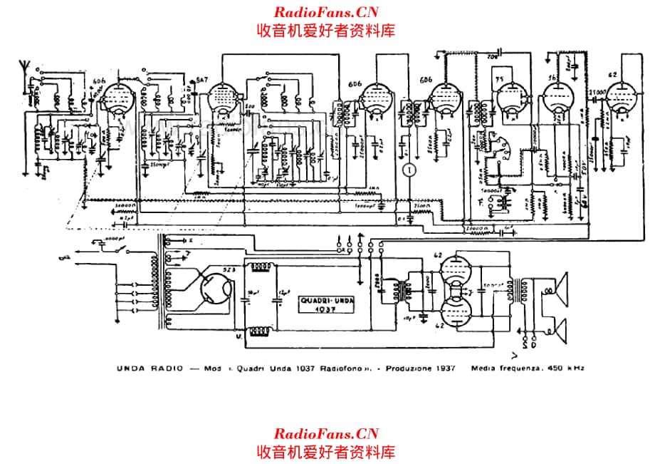 Unda Quadri Unda 1037 radiofono 电路原理图.pdf_第1页