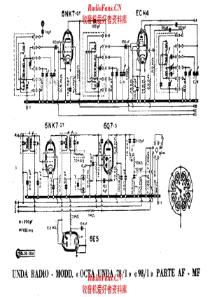 Unda Octa Unda 78-1 98-1 RF and IF sections 电路原理图.pdf