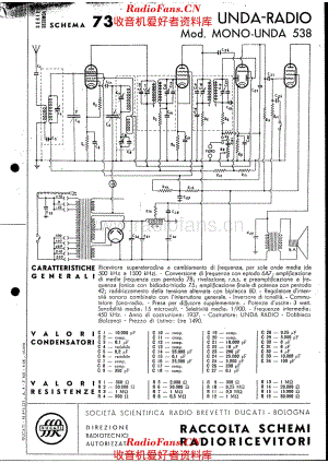 Unda Radio MU-538 电路原理图.pdf