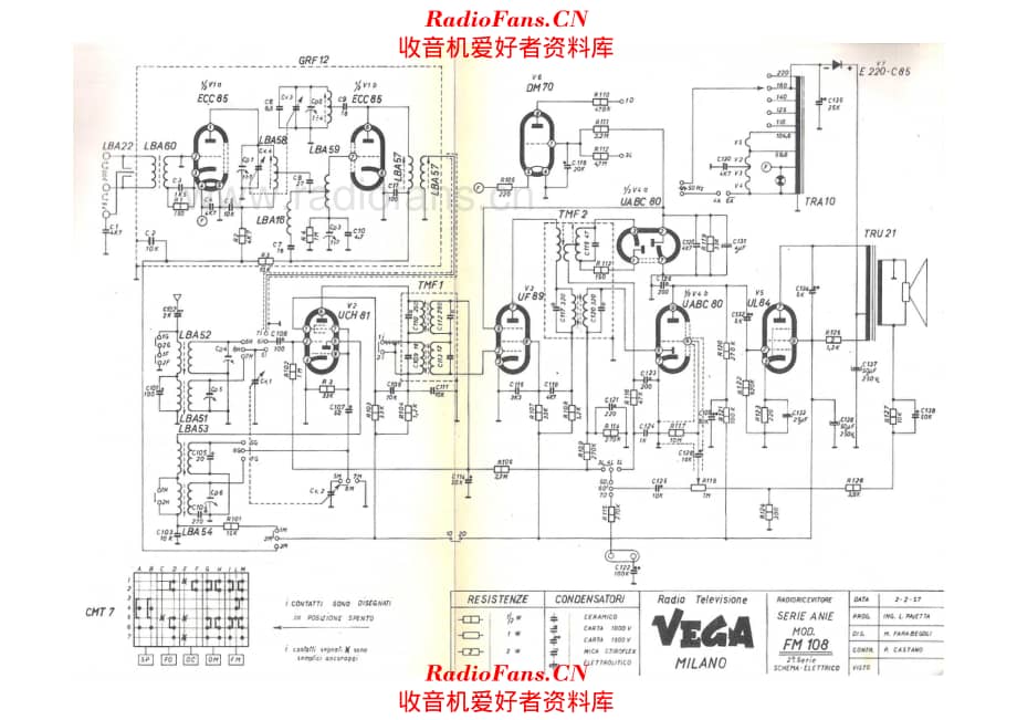 Vega mod.FM108 电路原理图.pdf_第1页