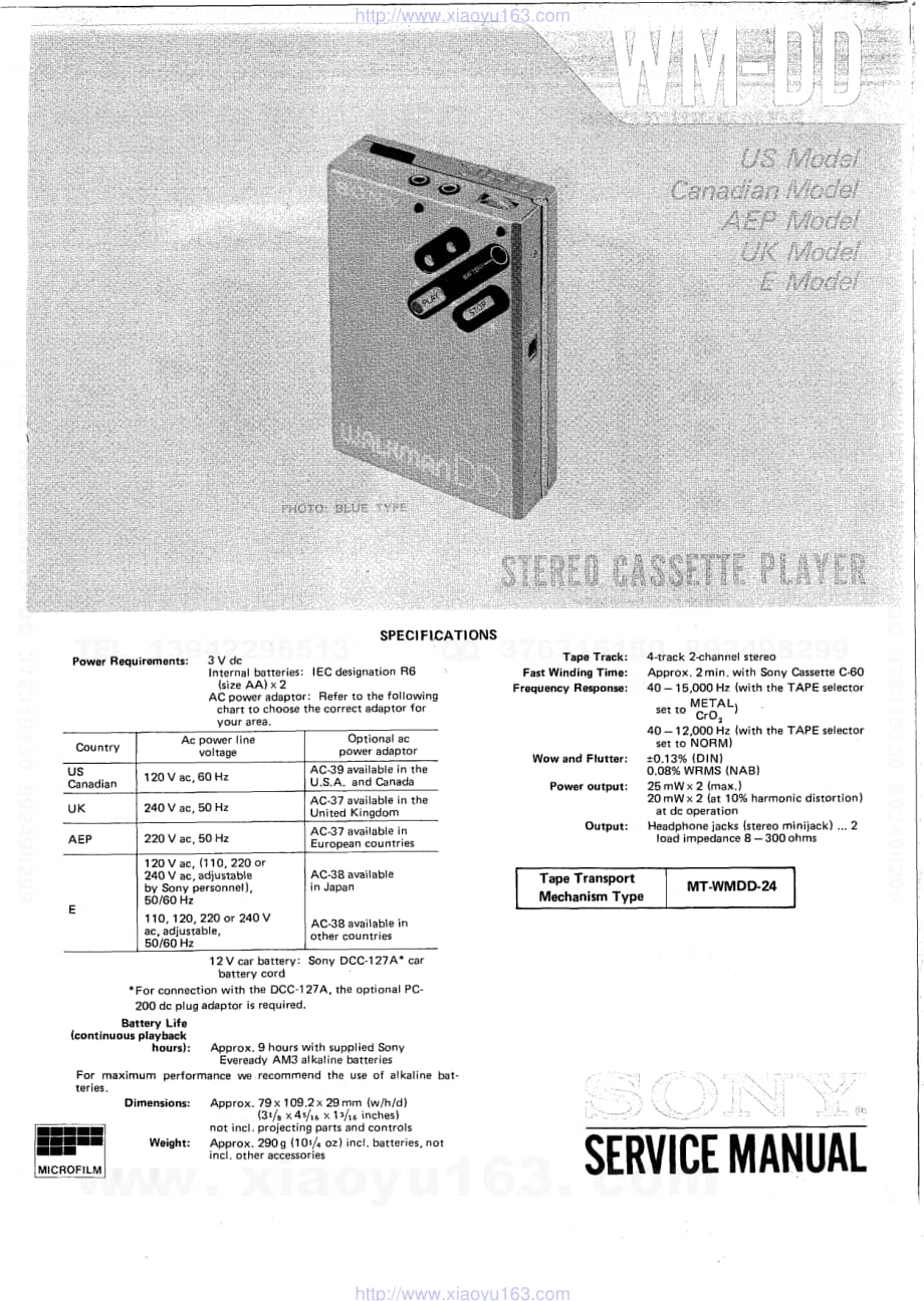 SONYwm-dd电路原理图 .pdf_第1页