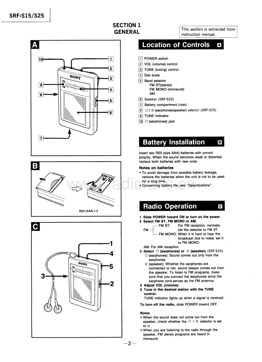 sony_srf-s15_s25 电路原理图.pdf_第2页