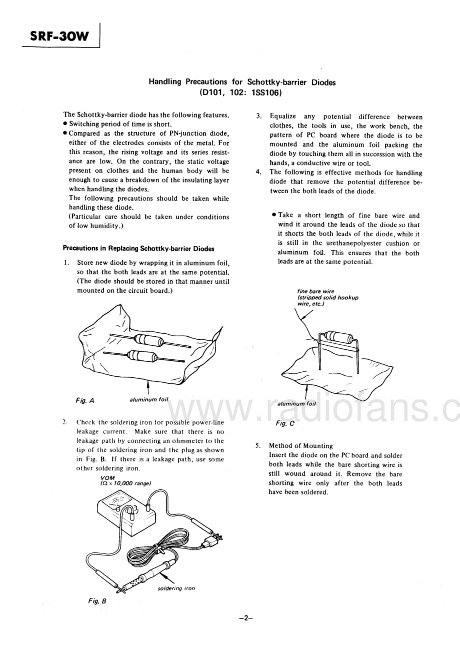 SONY SRF-30W Service Manual电路原理图 .pdf_第2页