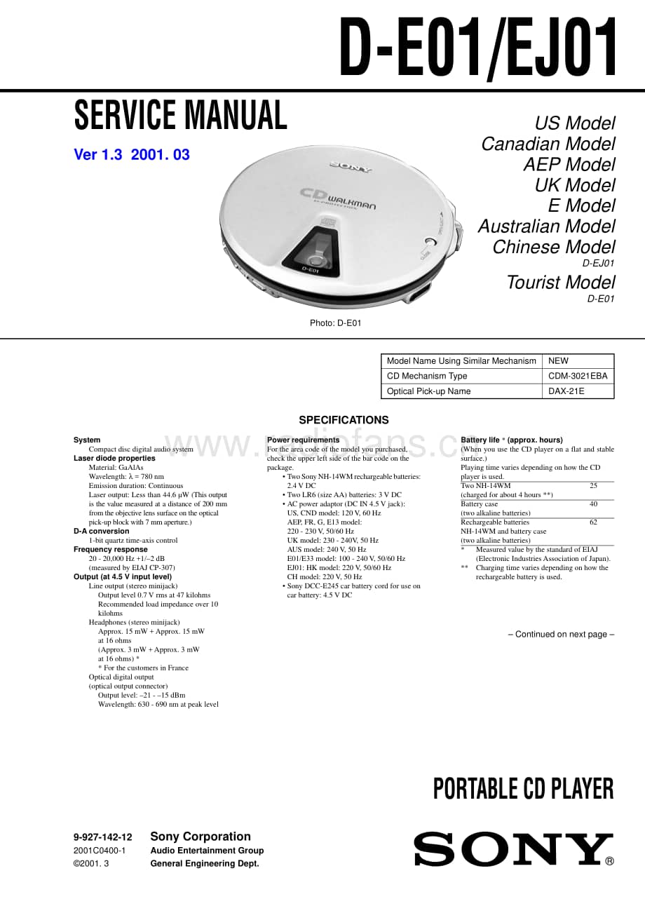 sony_EJ01电路原理图 .pdf_第1页