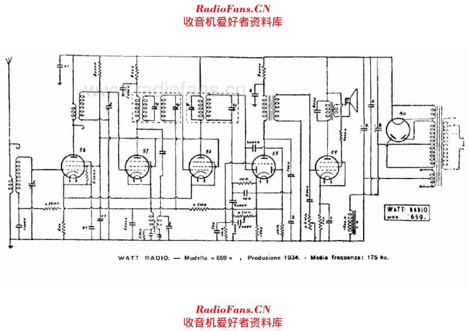 Watt Radio 659 电路原理图.pdf_第1页