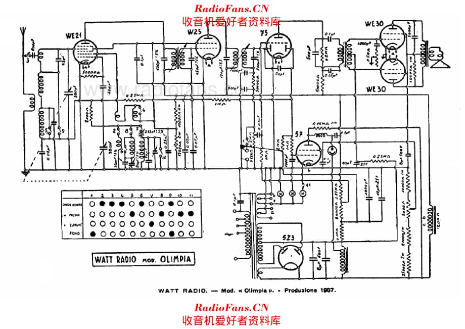 Watt Radio Olimpia 电路原理图.pdf_第1页