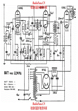 Watt Radio Gemma 电路原理图.pdf