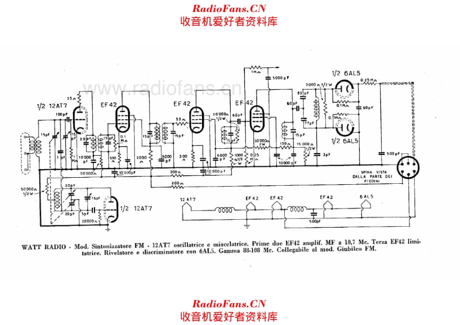 Watt Radio Sintonizzatore FM 电路原理图.pdf_第1页