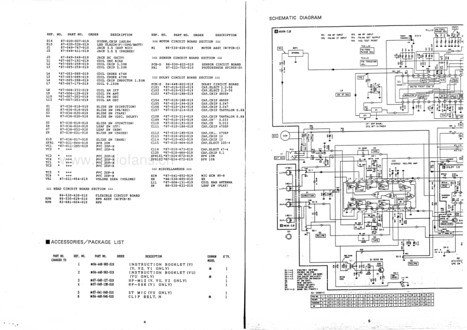 AIWA HS-j36(J330) Service Manual电路原理图 .pdf_第3页