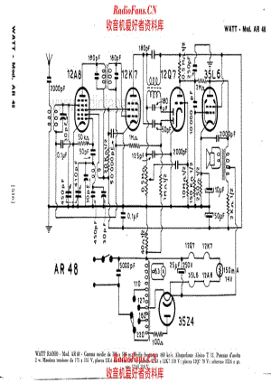 Watt Radio AR-48 电路原理图.pdf