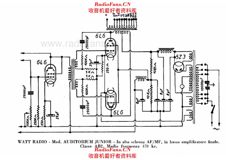 Watt Radio Auditorium Junior 电路原理图.pdf_第1页