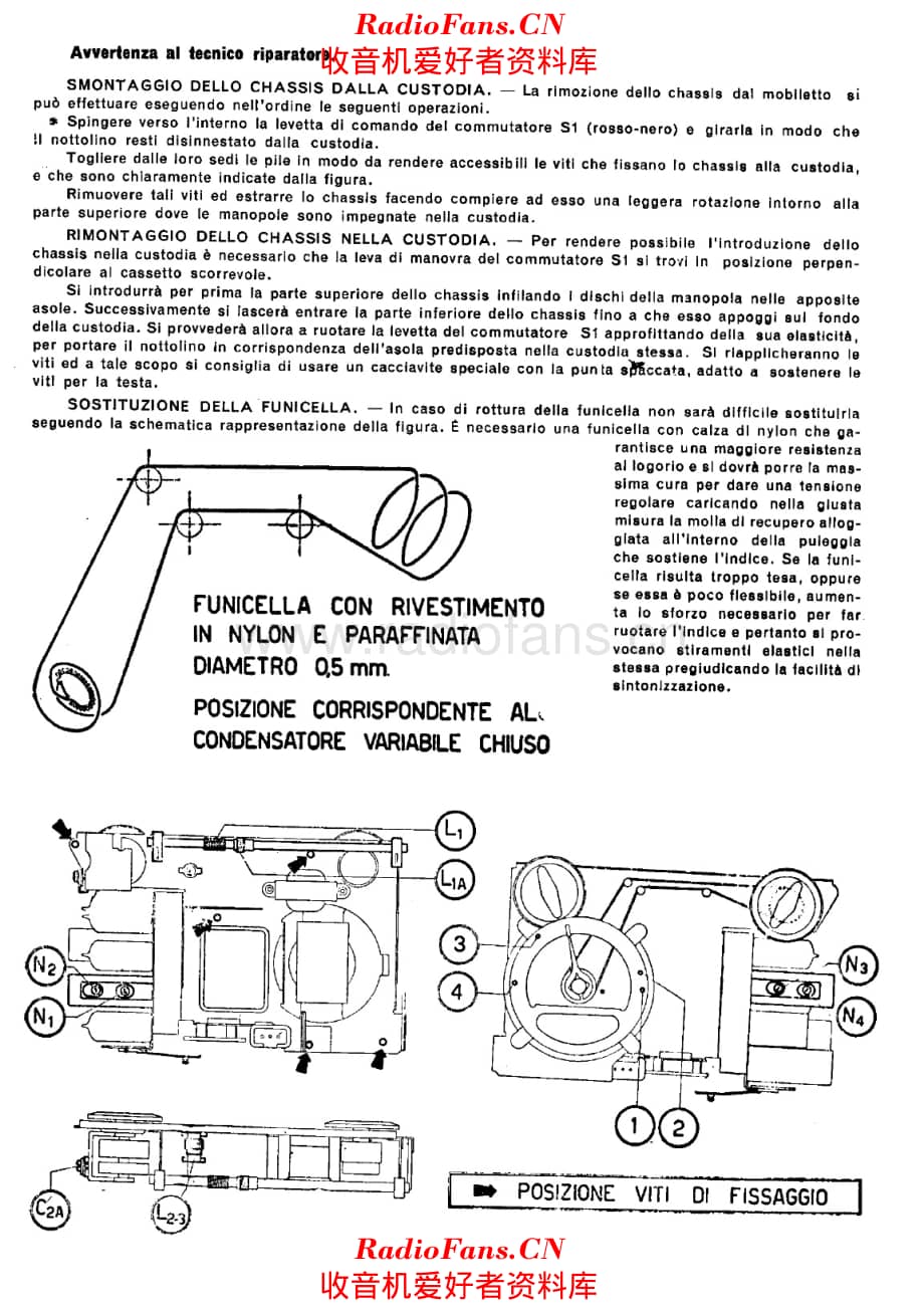 Voxson Personal 501 Record assembly and tuning cord 电路原理图.pdf_第1页