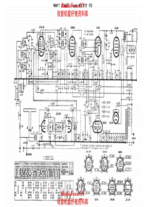 Watt Radio WR777 FD 电路原理图.pdf