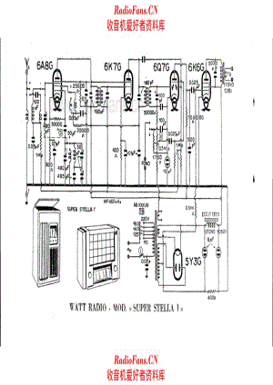 Watt Radio Super-Stella-I 电路原理图.pdf